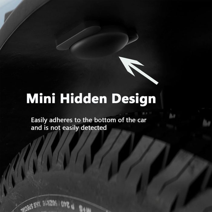 Tracker Device for Vehicles,GPS Car Tracker-No Monthly Fee Car Locator Works with Find My(iOS Only), Mini Hidden Car Tracker with Magnetic Case（Black,1PCS） - Image 3